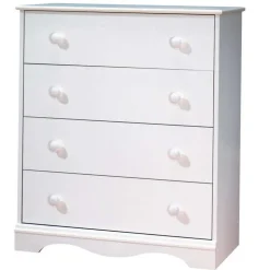 Meubles South Shore 4-Drawer Chest - South Shore PURE WHITE Discount