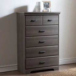 Meubles South Shore 5-Drawer Chest - South Shore Gray Maple Hot
