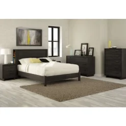Meubles South Shore 5-Drawer Chest - South Shore GRAY OAK New