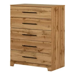 Meubles South Shore 5-Drawer Chest - South Shore Nordik Oak Hot