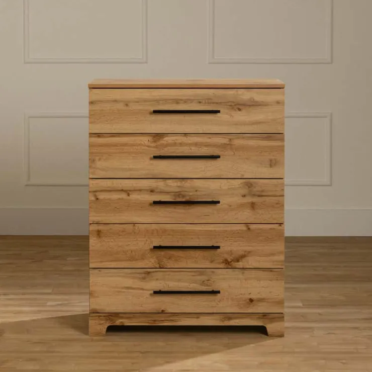 Meubles South Shore 5-Drawer Chest - South Shore Nordik Oak Hot