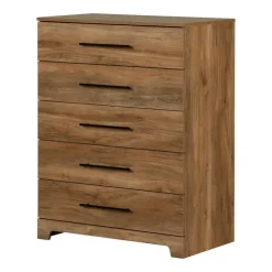 Meubles South Shore 5-Drawer Chest - South Shore Natural Mango Wood Best