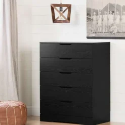 Meubles South Shore 5-Drawer Chest - South Shore Black Oak Sale