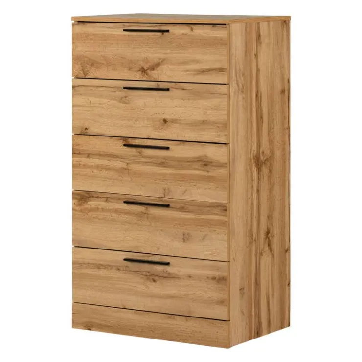 Meubles South Shore 5-Drawer Chest - South Shore Nordik Oak New