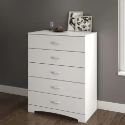 Meubles South Shore 5-Drawer Chest - South Shore PURE WHITE Online