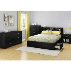 Meubles South Shore 5-Drawer Chest - South Shore PURE BLACK Hot