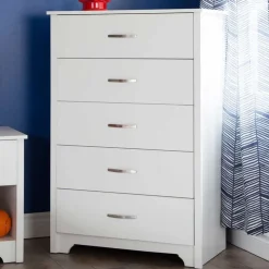 Meubles South Shore 5-Drawer Chest - South Shore PURE WHITE Hot