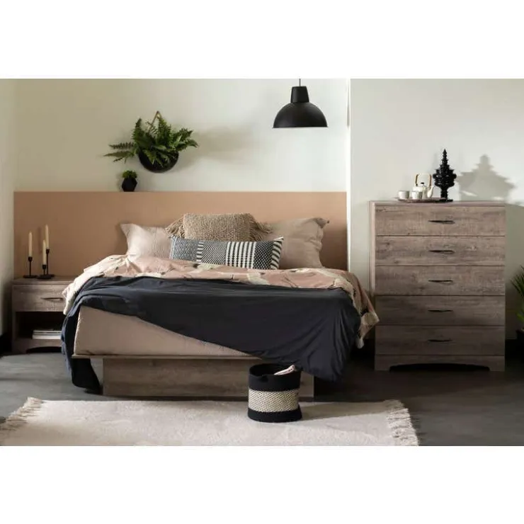 Meubles South Shore 5-Drawer Chest - South Shore Weathered Oak Sale