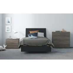 Nexera 4-Drawer Chest, Bark Grey Online