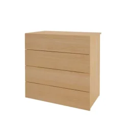 Nexera 4-drawer chest, natural maple - Beige