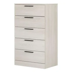 Meubles South Shore 5-Drawer Chest Storage Unit - South Shore Winter Oak New