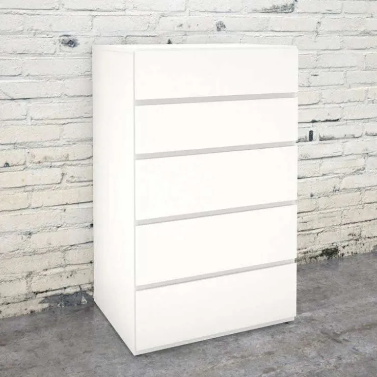 Nexera 5-Drawer Chest, White New