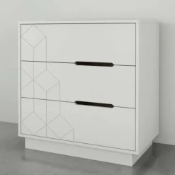Nexera 3-Drawer Chest, - White Sale