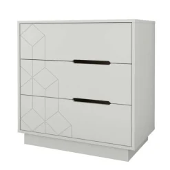 Nexera 3-Drawer Chest, - White Sale