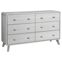 Monarch 6-Drawer Dresser Oak