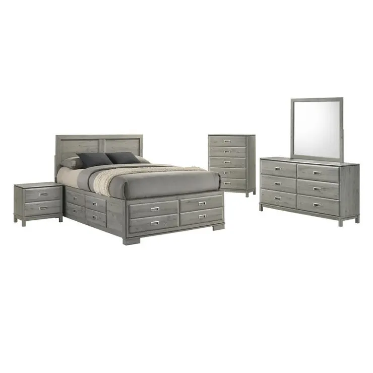6-Drawer Dresser Grey Sale