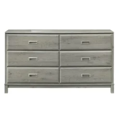6-Drawer Dresser Grey Sale