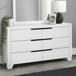 Monarch 6-Drawer Dresser White New