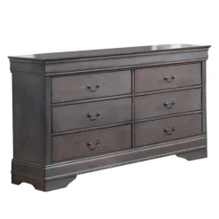 6-Drawer Dresser Grey Hot