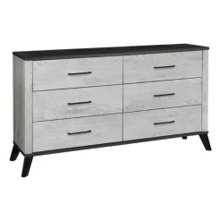 Monarch 6-Drawer Dresser Grey Sale