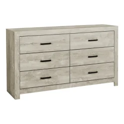 Monarch 6-Drawer Dresser Oak Hot