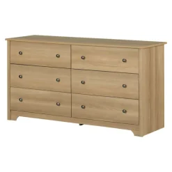 Meubles South Shore 6-Drawer Dresser - South Shore Natural Ash Clearance