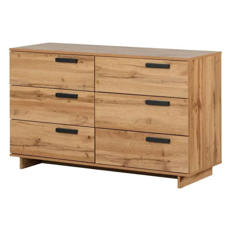 Meubles South Shore 6-Drawer Dresser - South Shore Nordik Oak