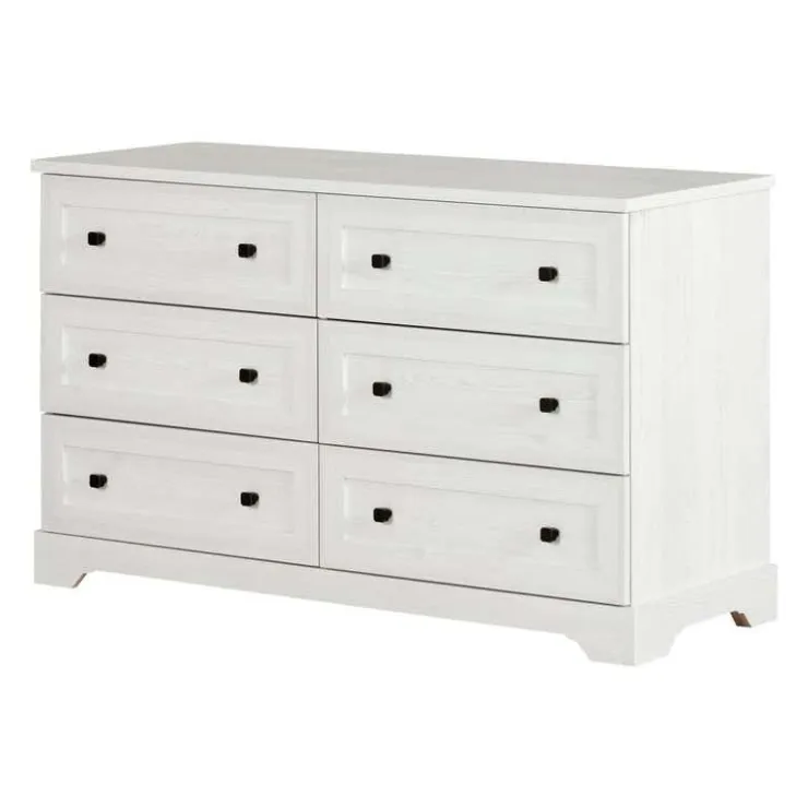 Meubles South Shore 6-Drawer Dresser - South Shore White Outlet