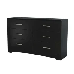 Meubles South Shore 6-Drawer Dresser - South Shore Pure Black Sale