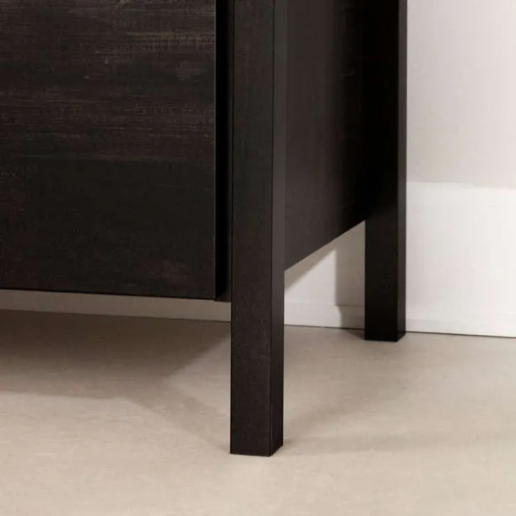 Meubles South Shore 6-Drawer Dresser - South Shore Rubbed Black Clearance