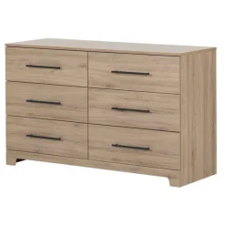 Meubles South Shore 6-Drawer Dresser - South Shore RUSTIC OAK Online