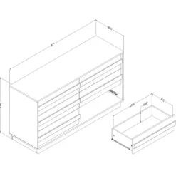Meubles South Shore 6-Drawer Dresser - South Shore Discount