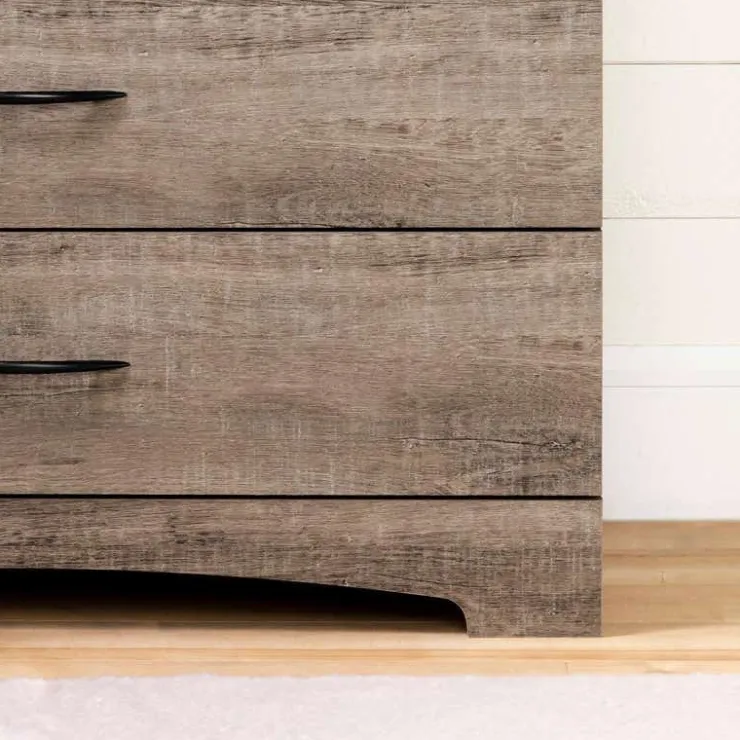 Meubles South Shore 6-Drawer Dresser - South Shore Weathered Oak New