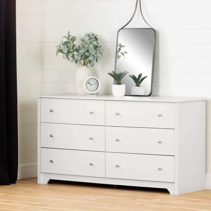 Meubles South Shore 6-Drawer Dresser - South Shore PURE WHITE Best