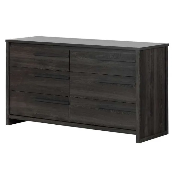 Meubles South Shore 6-Drawer Dresser - South Shore GRAY OAK Outlet