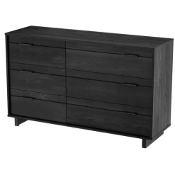 Meubles South Shore 6-Drawer Dresser - South Shore GRAY OAK Outlet