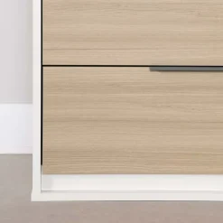 Meubles South Shore 6-Drawer Dresser - South Shore Soft Elm and White Hot