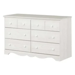 Meubles South Shore 6-Drawer Dresser - South Shore White Pine