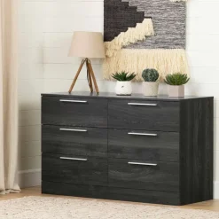 Meubles South Shore 6-Drawer Dresser - South Shore GRAY OAK Discount
