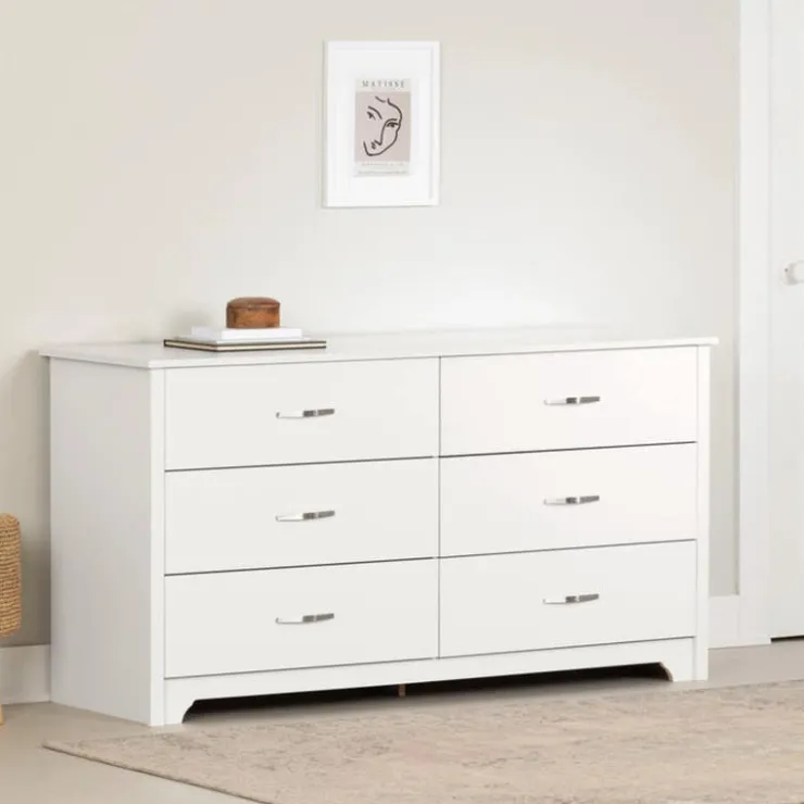 Meubles South Shore 6-Drawer Dresser - South Shore Pure White Sale