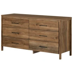 Meubles South Shore 6-Drawer Dresser - South Shore Natural Mango New
