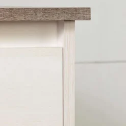 Meubles South Shore 6-Drawer Dresser - South Shore WHITE WASH AND WEATHERED OAK Hot