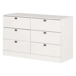 Meubles South Shore 6-Drawer Dresser - South Shore Pure White Hot