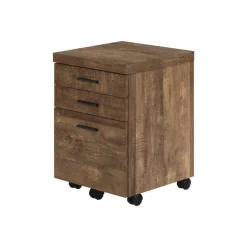 Monarch 3-Drawer Filing Cabinet - Brown Sale