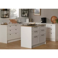 Meubles South Shore 6-Drawer Kitchen Island - South Shore Brown Sale