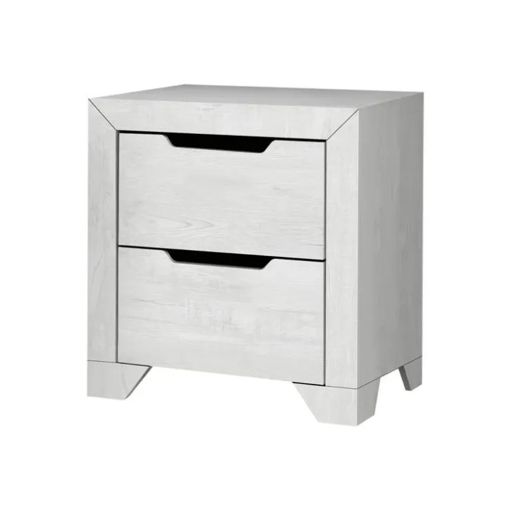 Monarch 2-Drawer Nightstand - White Discount