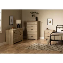 Meubles South Shore 2-Drawer Nightstand - South Shore Natural Ash Outlet