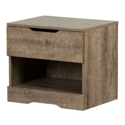 Meubles South Shore 1-Drawer Nightstand - South Shore WEATHERED OAK Sale