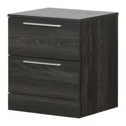Meubles South Shore 2-Drawer Nightstand - South Shore GRAY OAK New