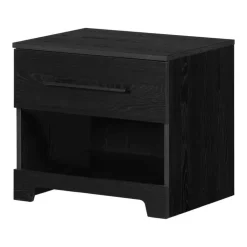 Meubles South Shore 1-Drawer Nightstand - South Shore Black Oak Sale